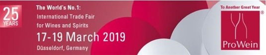 Međunarodni sajam vina i jakih alkoholnih pića ProWein 2019