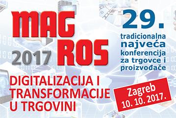 Najava: MAGROS 2017.g.-29. tradicionalno, najveća konferencija za proizvođače i trgovce